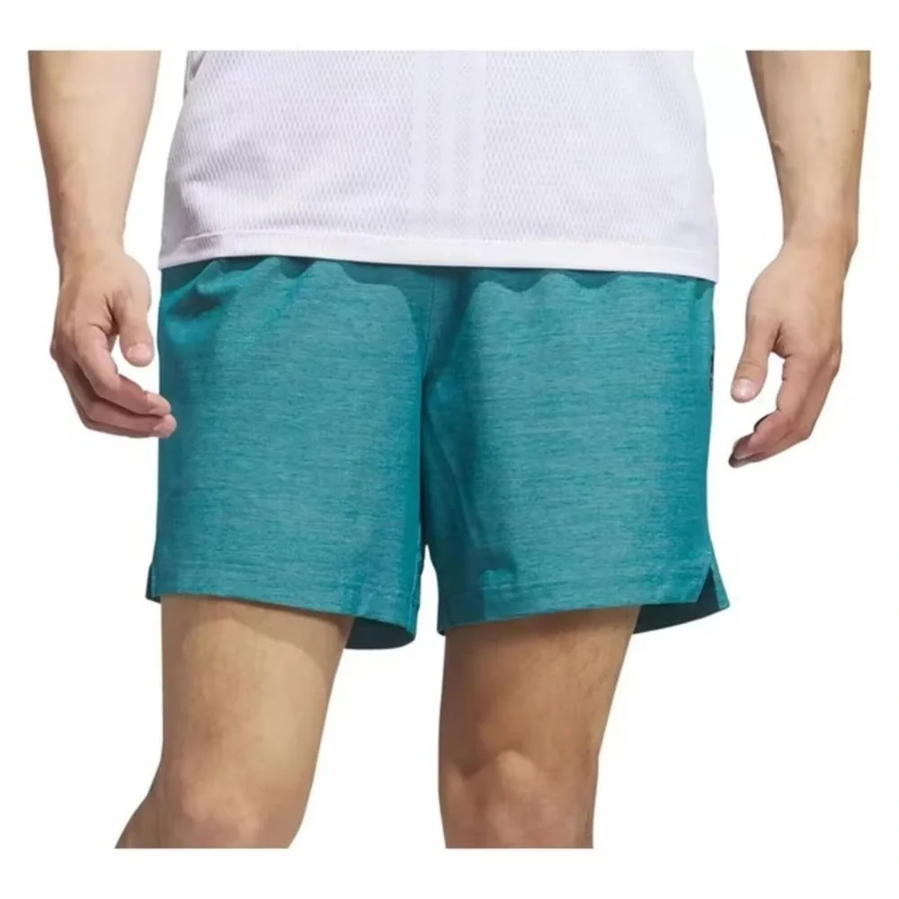 adidas® (Men's LARGE TALL) Axis™ Woven 6 Training Shorts in Arctic Fusion/White